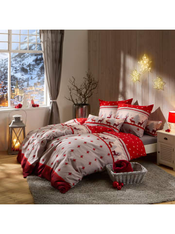 Erwin Müller Fein Biber Kissenbezug in rot