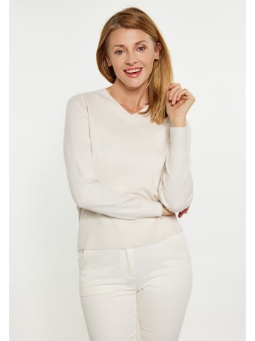 usha BLUE LABEL Damen Pullover in WOLLWEISS