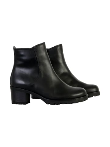 Gabor Stiefeletten mit Lederabsatz Schwarz
