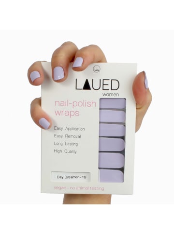 VARGU LAUED vegane Nagelfolien solid purple in Day Dreamer