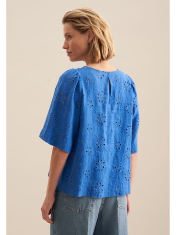 Seidensticker Shirtbluse Regular in Mittelblau