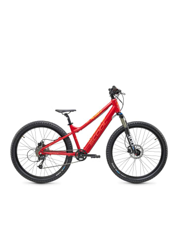 S'COOL E-Kinderfahrrad -  e-troX race 26 Zoll  9-Gang - Red/Orange
