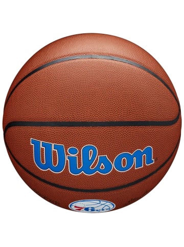 Wilson Wilson Team Alliance Philadelphia 76ers Ball in Braun