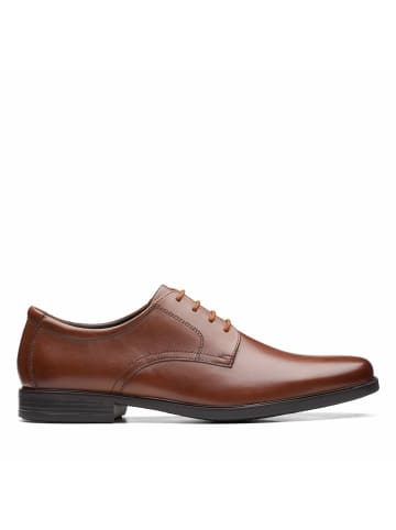 Clarks Komfort Schnürer für Herren in mittel-braun
