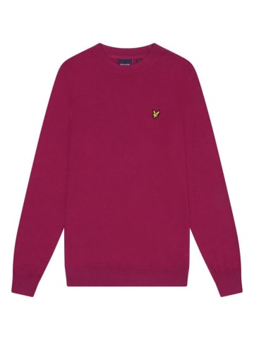 Lyle & Scott Strickpullover in Weinrote