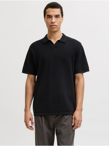Jack & Jones Gestricktes Polo in Black