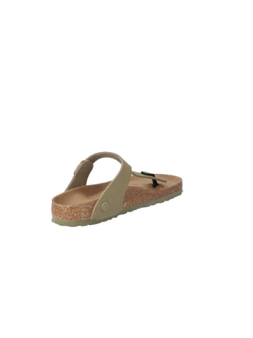 Birkenstock Zehentrenner Gizeh Rivet Logo in faded khaki