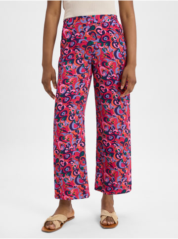 Marie Lund Stoffhose in fuchsia mehrfarbig - 0001