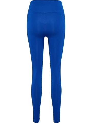 Hummel Leggings "Tif Seamless High Waist Tights" in Blau