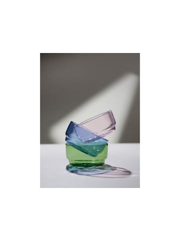 Lyngby Glas Schale Torino in Blau