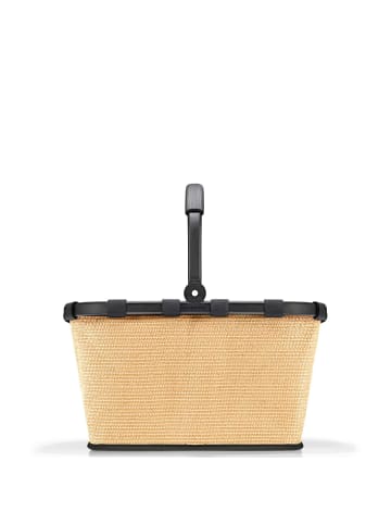 Reisenthel Carrybag - Einkaufskorb (cord dark matcha) in frame raffia black