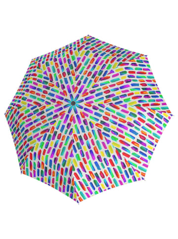 Knirps A.200 M Duomatic - Taschenschirm Regenschirm (joy black) in create crystal