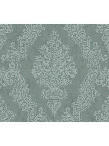 A.S. Création Tapete Majestic Ornament in Patina-Grün
