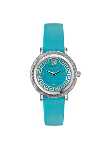 Versace Analoguhr für Damen in blau