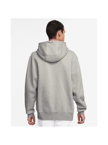 Nike Hoodie in DK GREY HEATHER/LT SMOKE GREY/WHITE