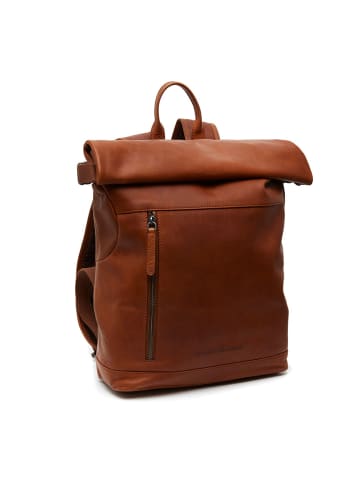 The Chesterfield Brand Mazara Business-Rucksack Leder 39 cm Laptopfach in cognac