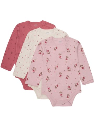 Pippi Babywear "Body LS AOP" in Rosa