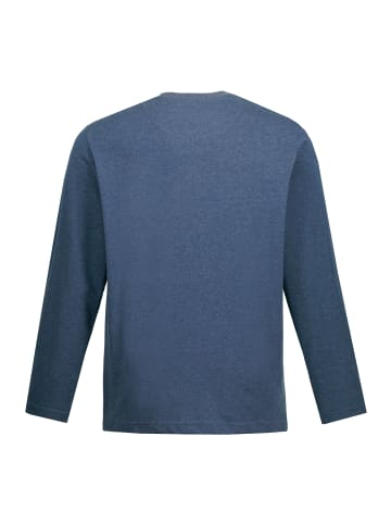 JP1880 Kurzarm T-Shirt in blue denim