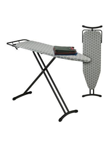 relaxdays Bügelbrett in Grau - 110 x 33 cm