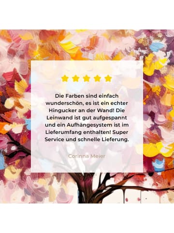 MuchoWow Leinwand bilder Mehrfarbig