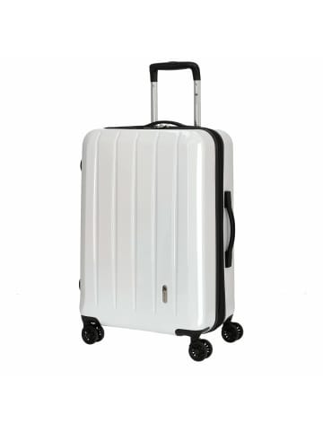 Check.In London 2.0 - 4-Rollen-Trolley 67 cm (orange) in weiss