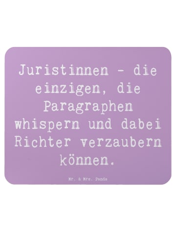 Mousepad Spruch Juristin Zauber mit Spruch in Lavendeltraum