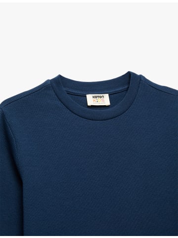 KOTON TSHIRT LS in Blau