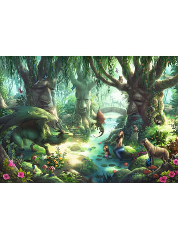Ravensburger Puzzle 368 Teile Kinderpuzzle 368 Teile - EXIT Puzzle Kids Der magische Wald Ab 9 Jahre in bunt