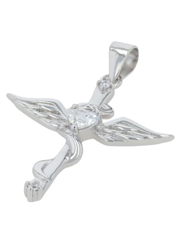 Adeliás Unisex Anhänger – Kreuzanhänger aus 925 Silber in silber