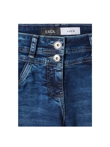 Cecil Short in mid blue used wash