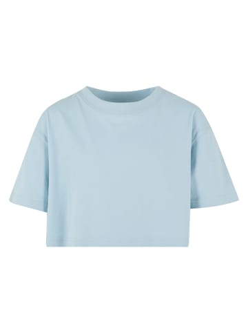 Urban Classics Urban Classics Damen Girls Short Kimono Tee in oceanblue