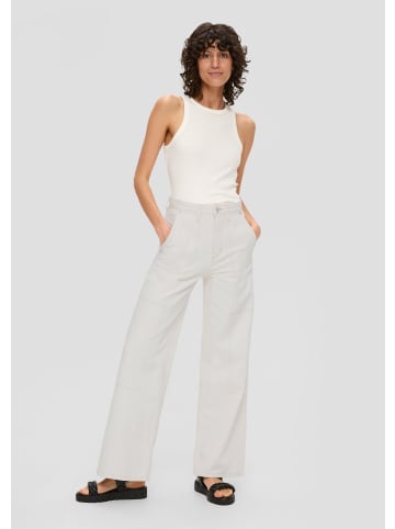 s.Oliver Jeans-Hose lang in Creme