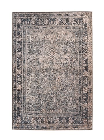 Kayoom Wohnzimmer Teppich – Kurzflorteppich Faye 925 150 x 230 cm in multi - schwarz - rechteckig