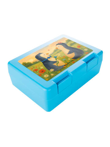 Mr. & Mrs. Panda Snackbox Pinguin Pärchen Design ohne Spruch in Weiß