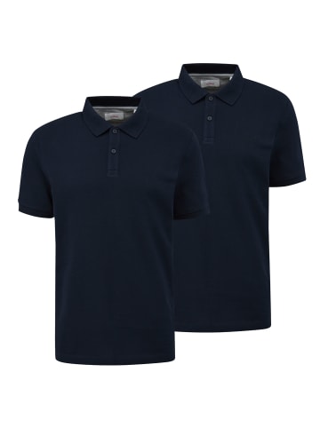 S. Oliver Poloshirts 2er Pack in Navy