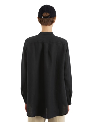 Marc O'Polo A-Shape-Leinenbluse regular in Schwarz