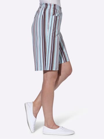 WITT WEIDEN Bermudas in aqua-gestreift