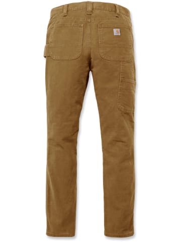CARHARTT  Arbeitshose "Slim-Fit Crawford 103224" in Braun