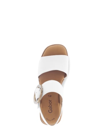 Gabor Fashion Keilsandaletten in weiss
