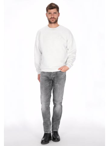 DreiMaster Men Sweatshirt in offwhite melange