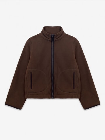 Vero Moda Fleecejacke in Chocolate Brown