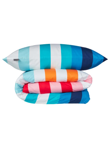 Schiesser Renforcé-Bettwäscheset Happy Stripe in Türkis