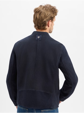 Mauritius Lederjacke in marine