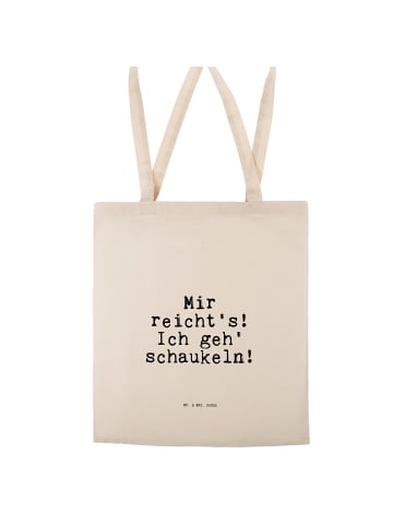 Mr. & Mrs. Panda Shopper Mir reicht's! Ich geh'... mit Spruch in Creme
