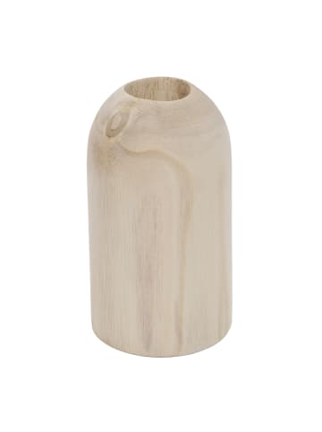 Today Vase aus Holz Pure, Deko in Beige, (B) 10 x (H) 17,5 x (L) 10 cm