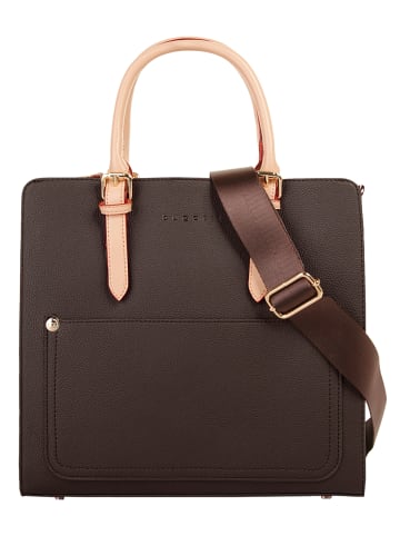 Bugatti Handtasche ELLA Kunstfaser in dunkelbraun