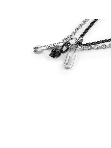 Philipp Plein Halskette mit Anhänger in Bicolor – (L)55cm