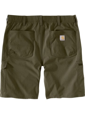 CARHARTT Arbeitsshort "Relaxed 10" Force™ Ripstop Cargo Short" in Braun
