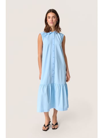 Soaked in Luxury Kleid SLBamone Lockere Passform in Vista Blue