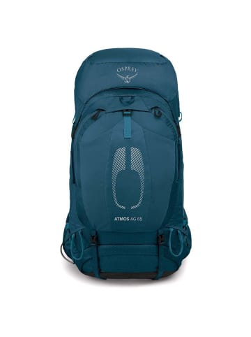 Osprey Atmos AG 65 S/M - Trekkingrucksack 88 cm (black) in venturi blue